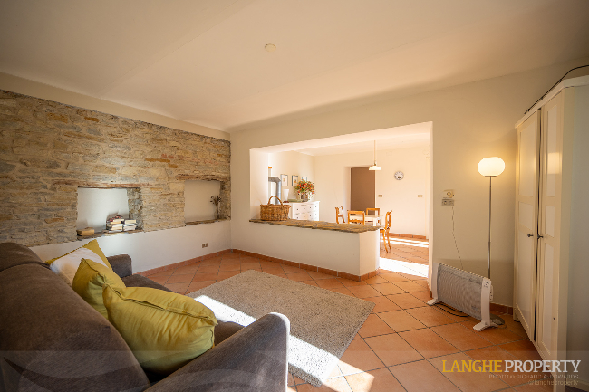 Piedmont Langhe stone farmhouse for sale in wine area, Italy