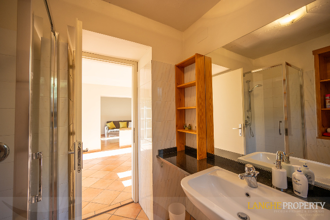 Piedmont Langhe stone farmhouse for sale in wine area, Italy