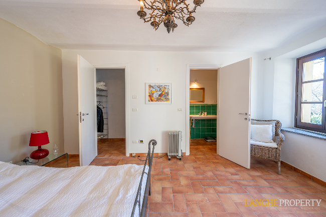 Piedmont Langhe stone farmhouse for sale in wine area, Italy